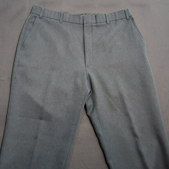 VTG 80's Levi's Action Slack Men 38X30 (36X29) Blue Straight Leg Dress Pants - Picture 3 of 12